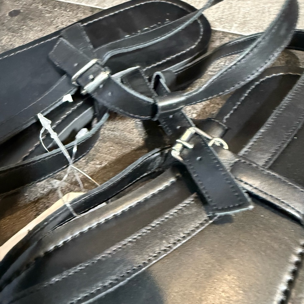 NWT Anthropologie‎ Pilcro Black Sandals- 36 - Picture 3 of 6